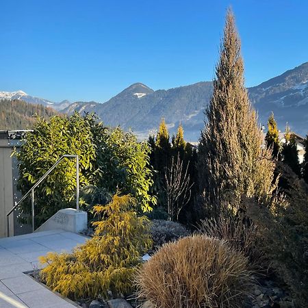 H21 - Modernes Ferienhaus auf 3 Ebenen mit Panorama-Dachterrasse und Sauna - 400m zum Lift Spieljochbahn Fügen Exterior foto